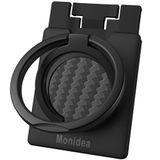 MonIdea Telefon Zil Tutacağı, Telefon Tutacağı, Parmak Dayanağı, Kablosuz Şarj Dostu, 360° Dönebilen Telefon Halkası Kavrama Standı iPhone Samsung iPad ve Daha Fazlası için Manyetik Araç Montajlı