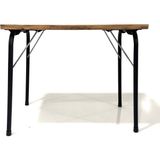 moniev Alin Kamp Masası 45cm x 60cm Demonte Katlanır Bahçe Masası Atlantik Çam