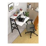 moniev Pratik Çalışma Masası Raflı Ofis Masası Yemek Masası Okul Yurt Masası Metal Raflı Çalışma Masası
