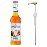 Monin 700 ml Şekersiz Karamel Şurubu + Şurup Pompası