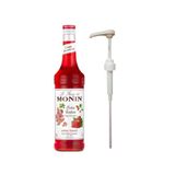 Monin Çilek Şurubu 700 ml + Şurup Pompası