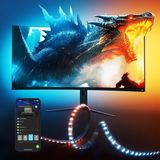 Monitör G1 İçin Govee Oyun Işığı, 27-34 İnç Tv Veya Pc İçin Tv Led Arka Işığı, Akıllı Rgbıc Wi-Fi Tv Arka Işığı, 123 Sahne Modu Uygulama Kontrolü İle Çift Işık Boncukları, Alexa İle Uyumlu