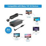 Monitör Için 14V Güç Kaynağı, 14V 3A 2.5A 2.14A 1.78A 15 Için Ac Dc Adaptörü - Option-1