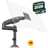 Monitör Standı North Bayou H100 2026 Yeni Model Amortisörlü Tekli Monitör Standı Gri 17-32 Inç - 2-9 Kg