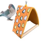 Monk & Keşiş Papağanı Uyku Salıncağı Rüzgar Kesen Çadır Salıncak Kuş Oyuncağı (Mavi)