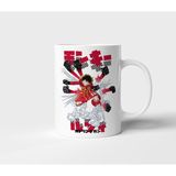 Monkey D Luffy One Piece Anime Tasarım Kupa - Hediyelik Kupa - Baskılı Kupa - 1 Adet - 300 ml