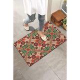 Monnhein Anadolu Motif Kapı Önü Paspası - Renkli - 45 x 65 cm