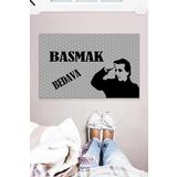 Monnhein Basmak Bedava Çok Amaçlı İç ve Dış Mekan Dekoratif Kapı önü Paspası 45x70