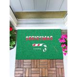 Monnhein Chrıstmas Loading Kapı Önü Paspası Dekoratif Kapı Paspası Dış Mekan Paspas Ev Içi Paspası 45x70cm