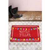 Monnhein Dekoratif Kapı önü Paspas, Dış Mekan/Ev İçi/Banyo/Mutfak/Yatak Odası/Giriş Paspasları Merry Christmas