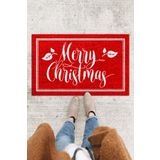 Monnhein Dekoratif Kapı önü Paspas, Dış Mekan/Ev İçi/Banyo/Mutfak/Yatak Odası/Giriş Paspasları Noel Süslü Yılbaşı
