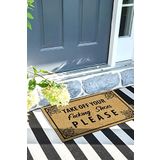 Monnhein Dekoratif Kapı önü Paspas, Dış Mekan/Ev İçi/Banyo/Mutfak/Yatak Odası/Giriş Paspasları Please