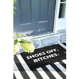 Monnhein Dekoratif Kapı önü Paspas, Dış Mekan/Ev İçi/Banyo/Mutfak/Yatak Odası/Giriş Paspasları Shoes Off