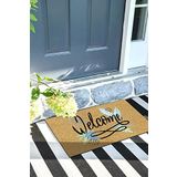 Monnhein Dekoratif Kapı önü Paspas, Dış Mekan/Ev İçi/Banyo/Mutfak/Yatak Odası/Giriş Paspasları Welcome