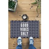 Monnhein Good Vibes Only Dekoratif Kapı Önü ve İç Mekan Paspası 45x70