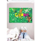 Monnhein Goodbye Fırça Çok Amaçlı Dekoratif İç ve Dış Mekan Kapı Önü Paspası 45x70