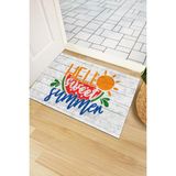 Monnhein Hello Sweet Summer Kapı Önü Paspası - Renkli - 40 x 60 cm