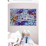 Monnhein Hoşgeldiniz Welcome Leopard Dekoratif İç ve Dış Mekan Kapı Önü Paspası 45x70