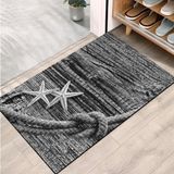 Monnhein Kapı Önü Paspası - Modern ve Şık Kapı Paspası | Ev, Ofis ve Dış Mekân Kullanımı İçin (Black Muğla) 40x60