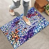 Monnhein Kapı Önü Paspası - Modern ve Şık Kapı Paspası | Ev, Ofis ve Dış Mekân Kullanımı İçin (Desenli Çok Dilli Hoşgeldiniz) 40x60