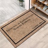 Monnhein Kapı Önü Paspası - Modern ve Şık Kapı Paspası | Ev, Ofis ve Dış Mekân Kullanımı İçin (Kapıda Ego Kontrolü) 40x60