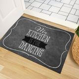Monnhein Kapı Önü Paspası - Modern ve Şık Kapı Paspası | Ev, Ofis ve Dış Mekân Kullanımı İçin (Kitchen Dancing) 40x60