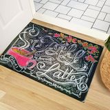 Monnhein Kapı Önü Paspası - Modern ve Şık Kapı Paspası | Ev, Ofis ve Dış Mekân Kullanımı İçin (Latte Aşkı) 40x60