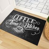 Monnhein Kapı Önü Paspası - Modern ve Şık Kapı Paspası | Ev, Ofis ve Dış Mekân Kullanımı İçin (Latte) (Caffe Time Bitc..) 40x60