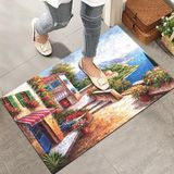 Monnhein Kapı Önü Paspası - Modern ve Şık Kapı Paspası | Ev, Ofis ve Dış Mekân Kullanımı İçin (Manzara) 40x60