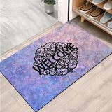 Monnhein Kapı Önü Paspası - Modern ve Şık Kapı Paspası | Ev, Ofis ve Dış Mekân Kullanımı İçin (Mor Huzur) 40x60