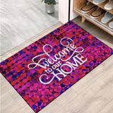 Monnhein Kapı Önü Paspası - Modern ve Şık Kapı Paspası | Ev, Ofis ve Dış Mekân Kullanımı İçin (Mosaic Welcome) 40x60