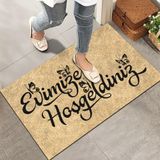 Monnhein Kapı Önü Paspası - Modern ve Şık Kapı Paspası | Ev, Ofis ve Dış Mekân Kullanımı İçin (Nazik Karşılama) 40x60
