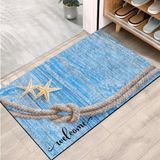 Monnhein Kapı Önü Paspası - Modern ve Şık Kapı Paspası | Ev, Ofis ve Dış Mekân Kullanımı İçin (Ocean Serenity) 40x60