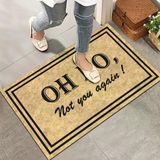Monnhein Kapı Önü Paspası - Modern ve Şık Kapı Paspası | Ev, Ofis ve Dış Mekân Kullanımı İçin (Oh No!) 40x60