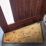 Monnhein Kapı Önü Paspası - Modern ve Şık Kapı Paspası | Ev, Ofis ve Dış Mekân Kullanımı İçin (Piri Reis Haritası) 40x60