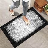 Monnhein Kapı Önü Paspası - Modern ve Şık Kapı Paspası | Ev, Ofis ve Dış Mekân Kullanımı İçin (Siyah Beyaz Modern) 40x60