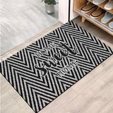 Monnhein Kapı Önü Paspası - Modern ve Şık Kapı Paspası | Ev, Ofis ve Dış Mekân Kullanımı İçin (Sweet Chevron) 40x60