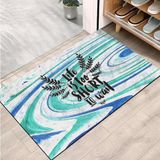 Monnhein Kapı Önü Paspası - Modern ve Şık Kapı Paspası | Ev, Ofis ve Dış Mekân Kullanımı İçin (Wave of Life) 40x60