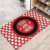 Monnhein Kapı Önü Paspası - Modern ve Şık Kapı Paspası | Ev, Ofis ve Dış Mekân Kullanımı İçin (You are Here) 45x65