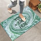 Monnhein Kapı Önü Paspası - Modern ve Şık Kapı Paspası | Ev, Ofis ve Dış Mekân Kullanımı İçin (You'r Here) 40x60