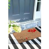 Monnhein Love Kapı Önü Paspası Dekoratif Kapı Paspası Dış Mekân Paspas Ev İçi Paspası 45x70cm