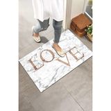 Monnhein Love Kapı Önü Paspası - Renkli - 45 x 65 cm