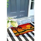 Monnhein Manzara Kapı Önü Paspası Dekoratif Kapı Paspası Dış Mekân Paspas Ev İçi Paspası 45x70cm