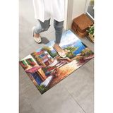Monnhein Manzara Kapı Önü Paspası - Renkli - 40 x 60 cm