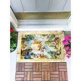 Monnhein Mitoloji Kapı Önü Paspası Dekoratif Kapı Paspası Dış Mekan Paspas Ev Içi Paspası 45x70cm