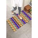 Monnhein Neon Karşılama Kapı Önü Paspası - Renkli - 45 x 65 cm