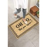 Monnhein Oh No! Kapı Önü Paspası - Renkli - 45 x 65 cm