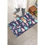 Monnhein Pati Diyarı Kapı Önü Paspası - Renkli - 45 x 65 cm