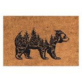 Monnhein Tasarımlı Dekoratif Kapı önü Paspas, Dış Mekan/Ev İçi/Banyo/Mutfak/Yatak Odası/Giriş Paspasları (Bear, 40x60)