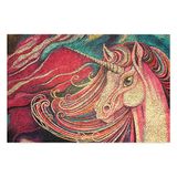 Monnhein Tasarımlı Dekoratif Kapı önü Paspas, Dış Mekan/Ev İçi/Banyo/Mutfak/Yatak Odası/Giriş Paspasları (Unicorn, 45X70)